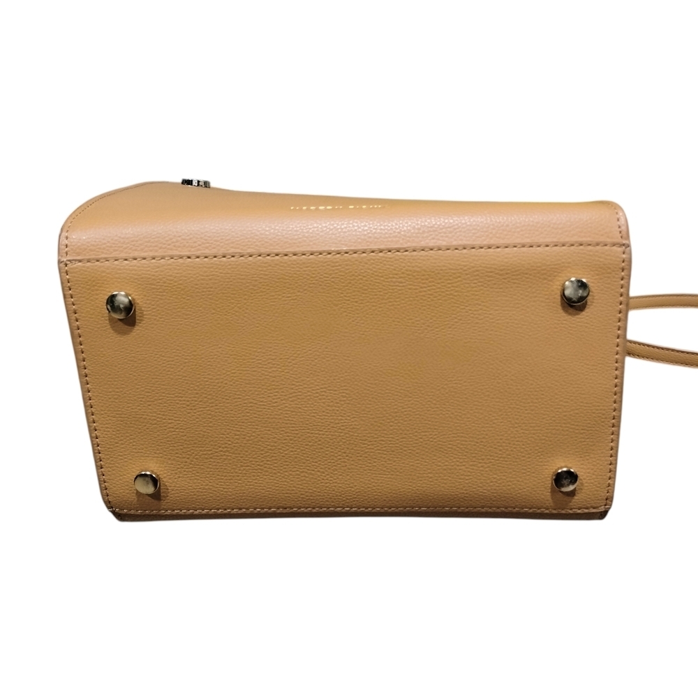 Modern Picnic Insulated Lunch Tote Work Bag |Camel Vegan Leather | Structured | - Picture 7 of 9